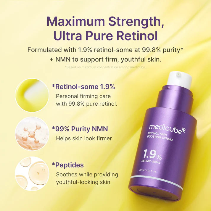 Medicube Retinol 1.9 %  NMN Boosting Serum 30ml