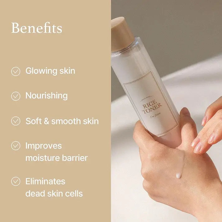 I’m From Rice Toner for Hydrated, Glowing Skin | Korean Skincare