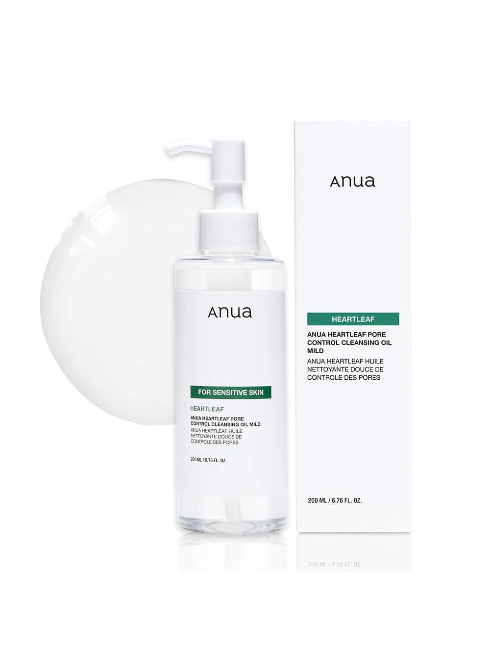 Anua heartleaf Pore Control Cleansing Oil Mild (For sensitive Skin)