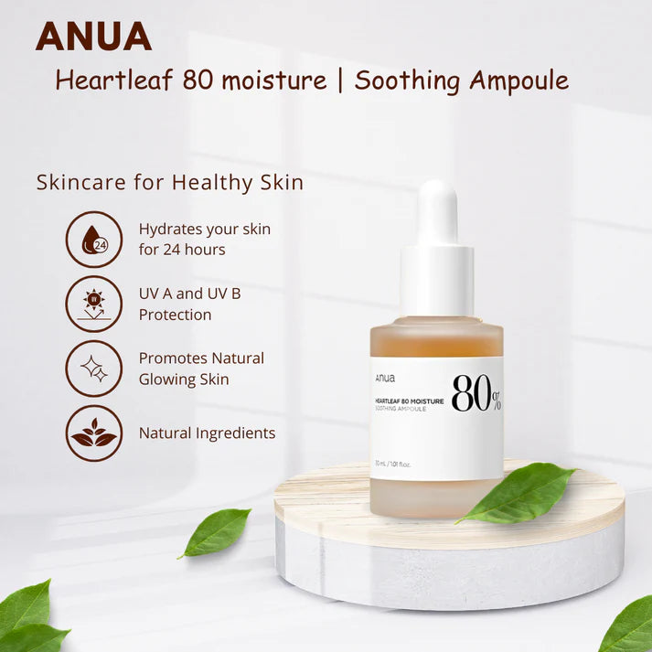 Anua Heartleaf 80 Moisture Soothing Ampoule