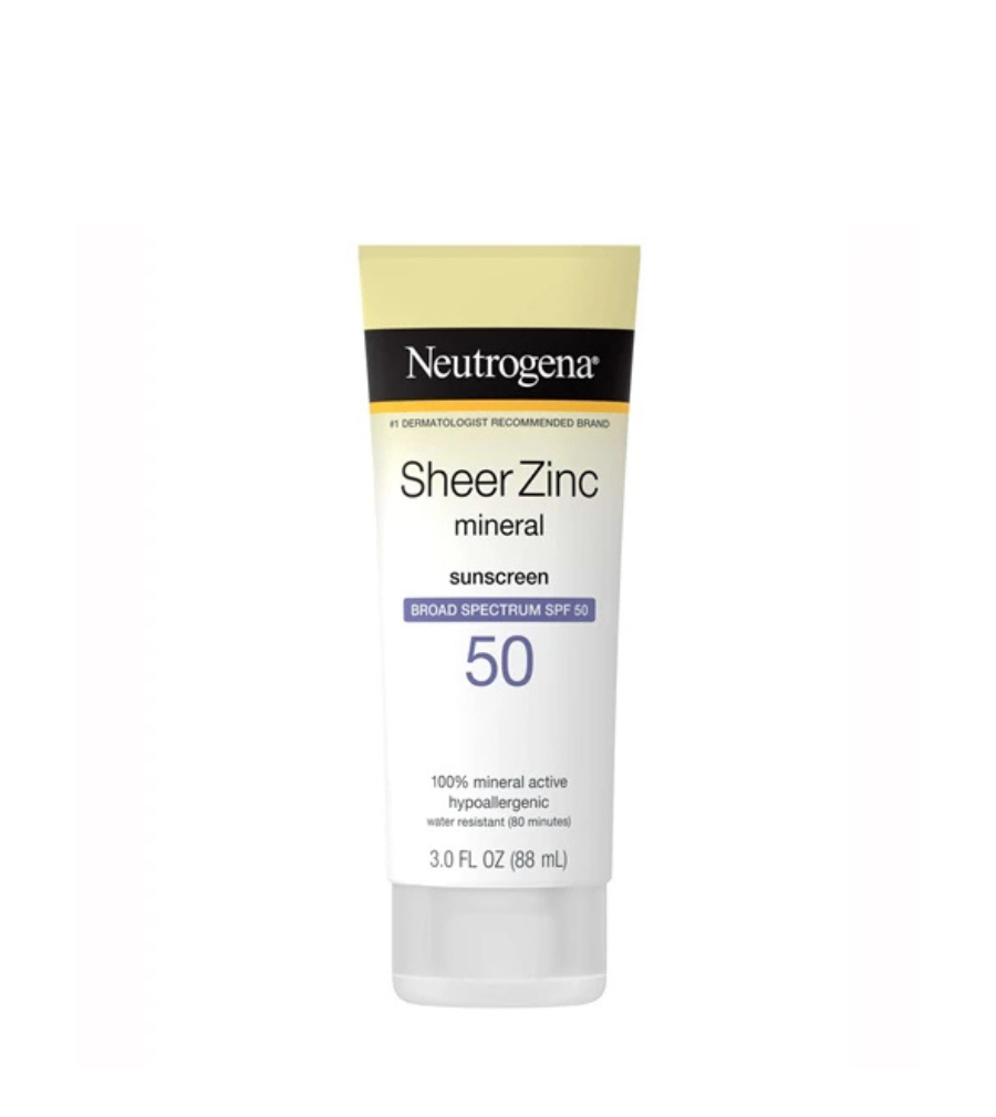 Neutrogena Sheer Zinc Oxide Dry Touch Face Sunscreen SPF 50