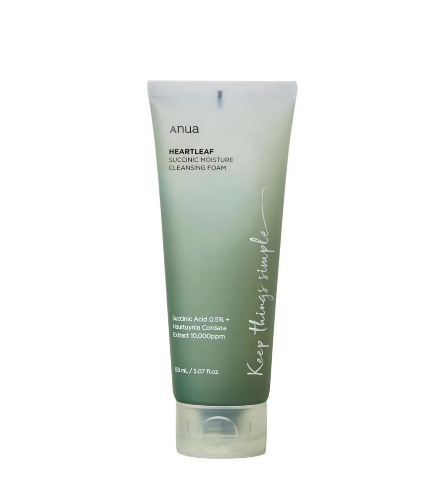 Anua Heartleaf Succinic Moisture Cleansing Foam