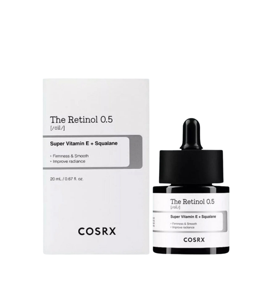 COSRX The Retinol 0.5 Oil with Super Vitamin E + Squalane