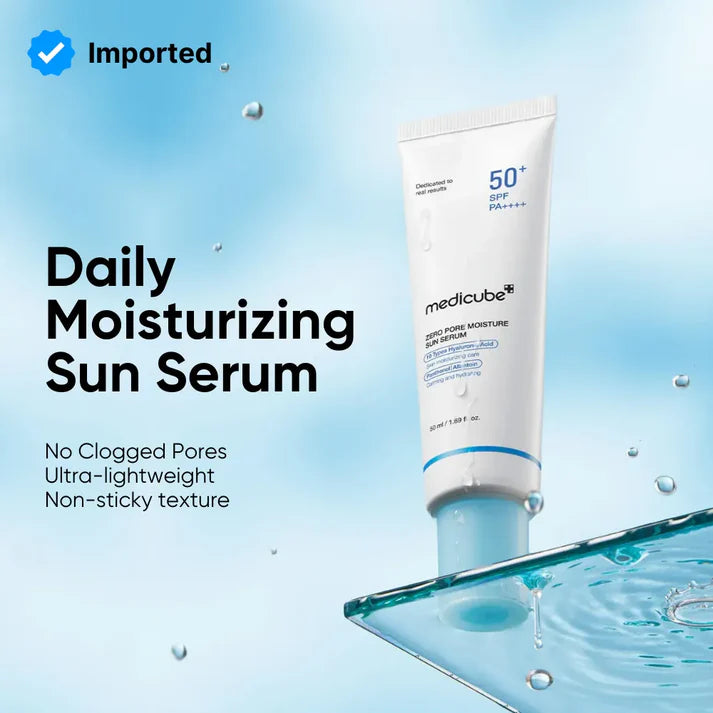 Medicube Zero Pore Moisture Sun Serum SPF 50+ PA++++