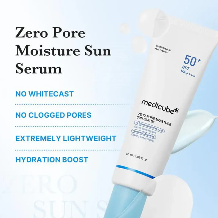 Medicube Zero Pore Moisture Sun Serum SPF 50+ PA++++